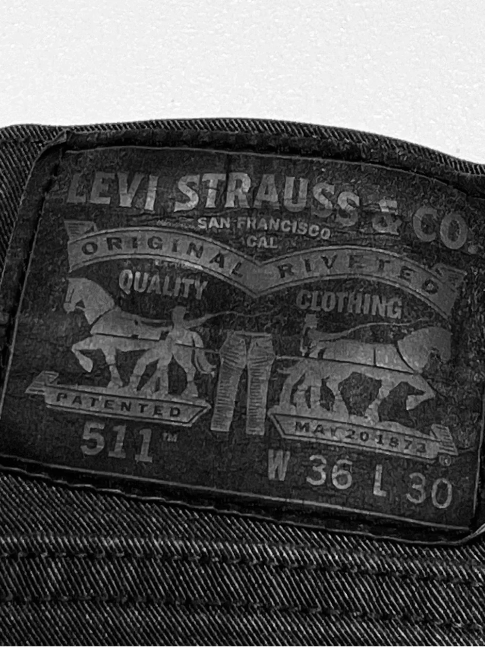 LEVI’S 511 Classic Slim Fit 5-Pocket Jeans Men’s 36x30